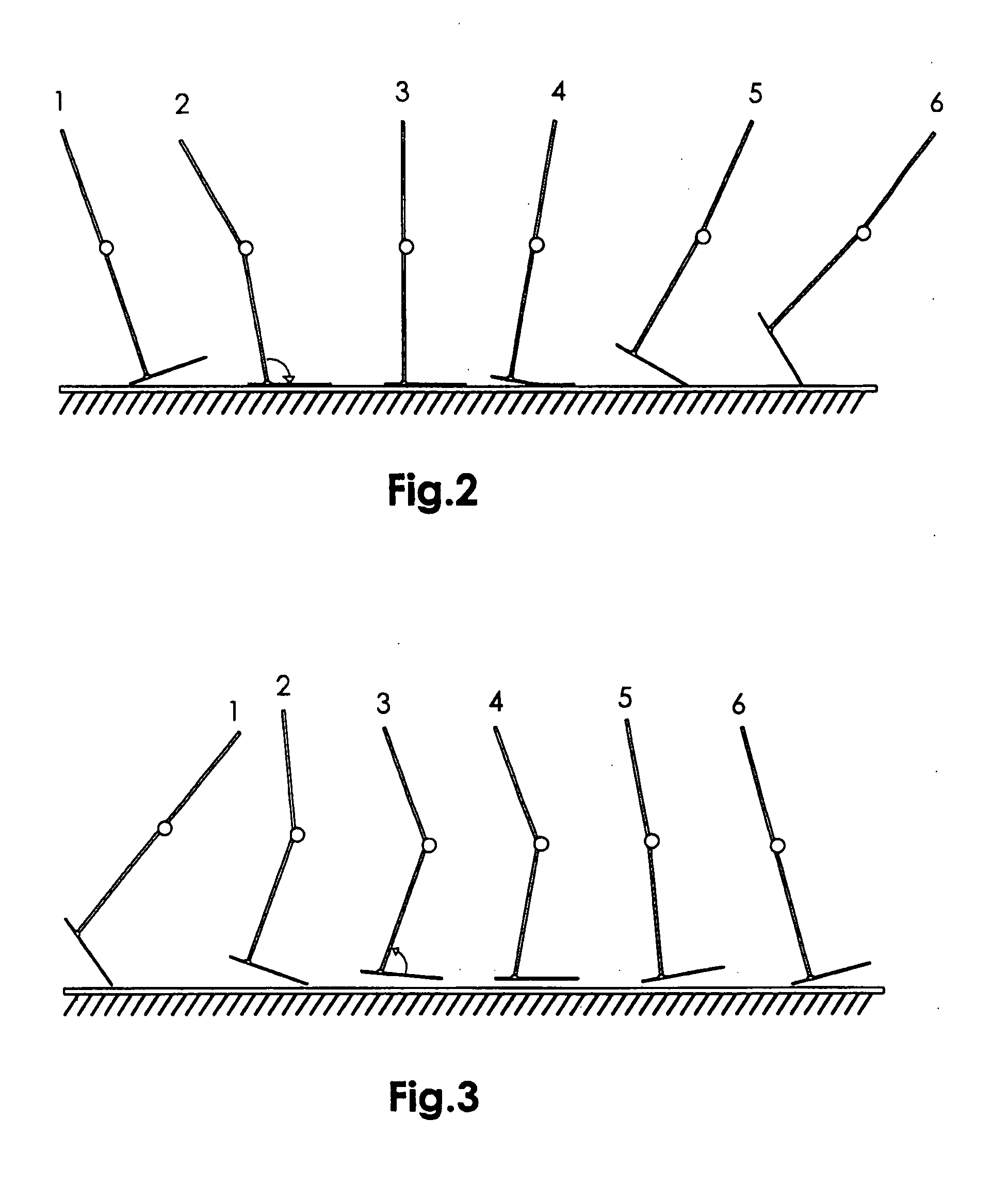 Combined Active and Passive Leg Prosthesis System and a Method for Performing a Movement With Such a System