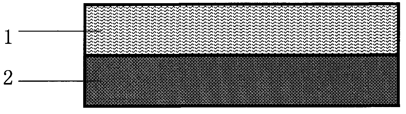 Digital printing single-side perspective PVC (polyvinyl chloride) black and white film and fabrication process of black and white film