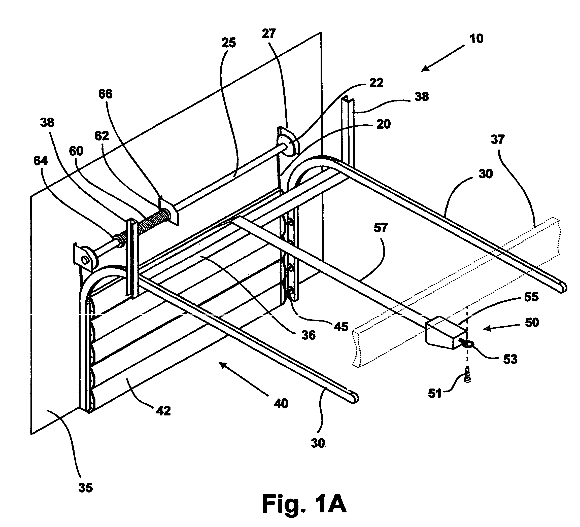 Overhead door drop stop