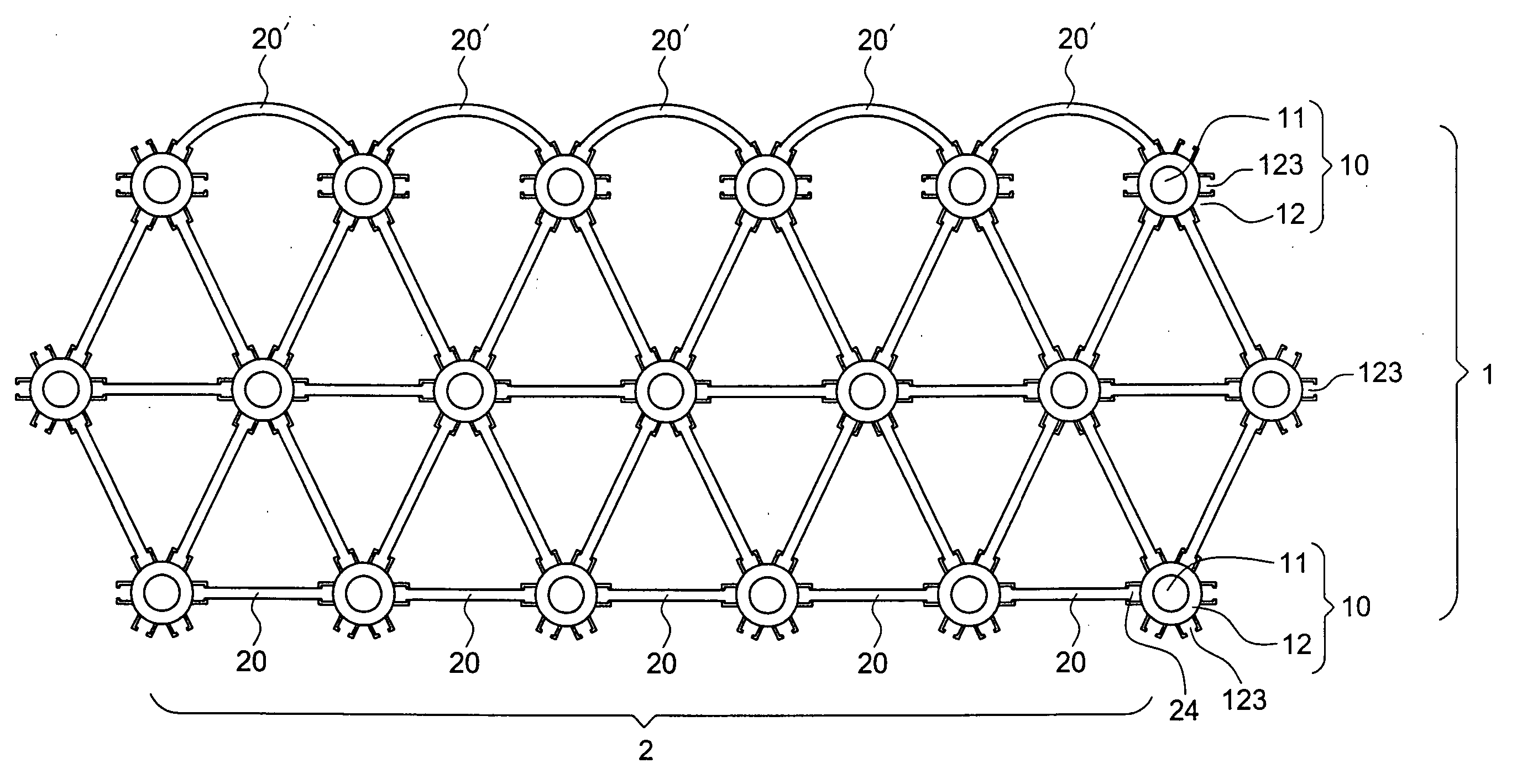 Trussed embankment dam and wall structure