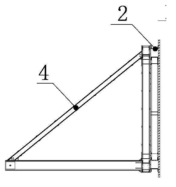 Major-diameter airframe test loading clamp