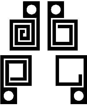 Microstrip planar spiral filter and design method thereof