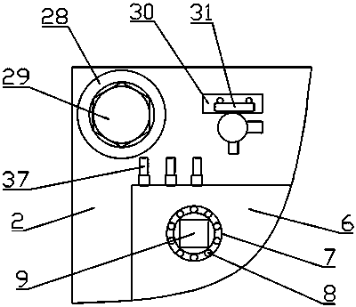 Height adjust device of distribution cabinet