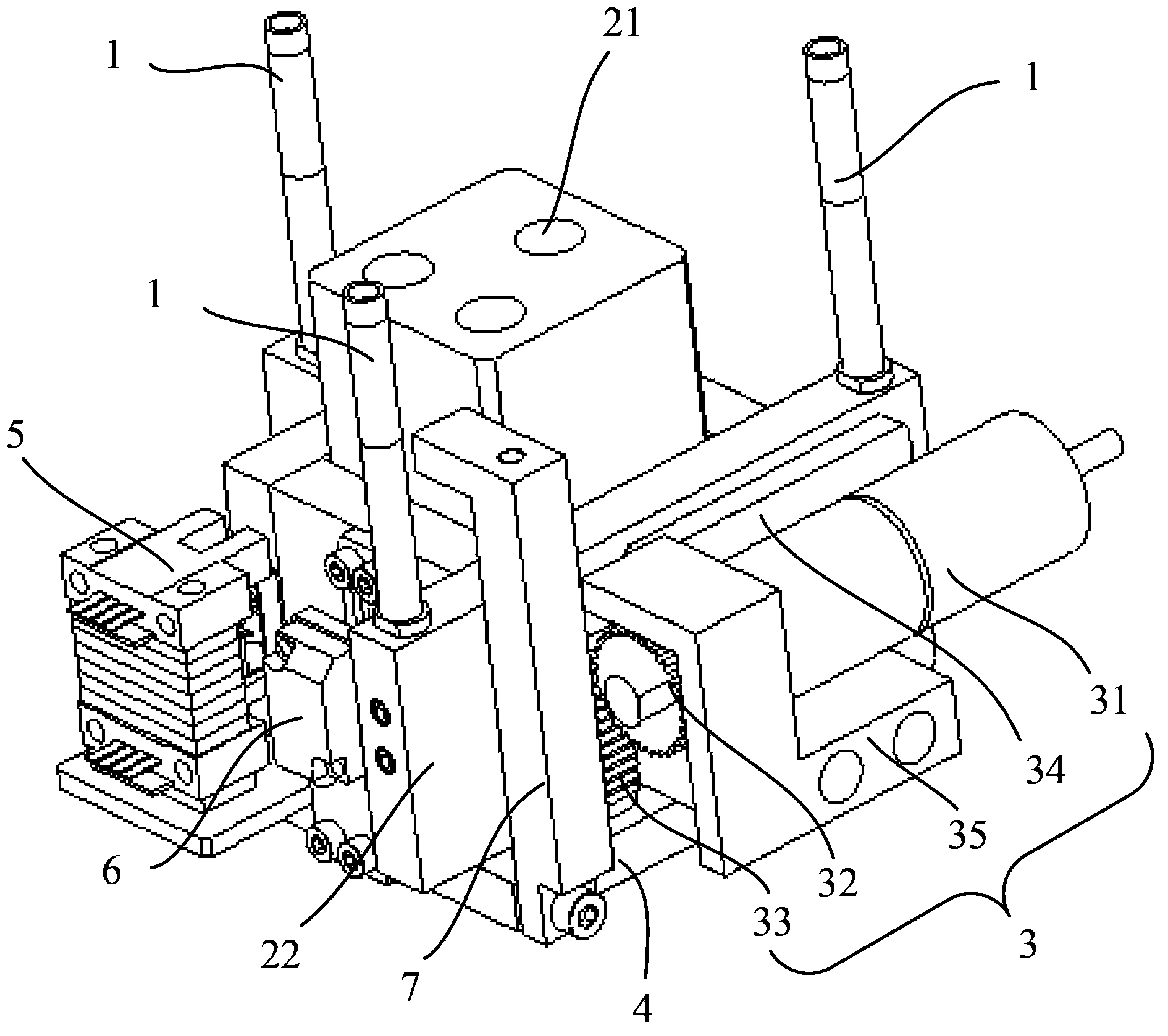 Silicon wafer transfer device