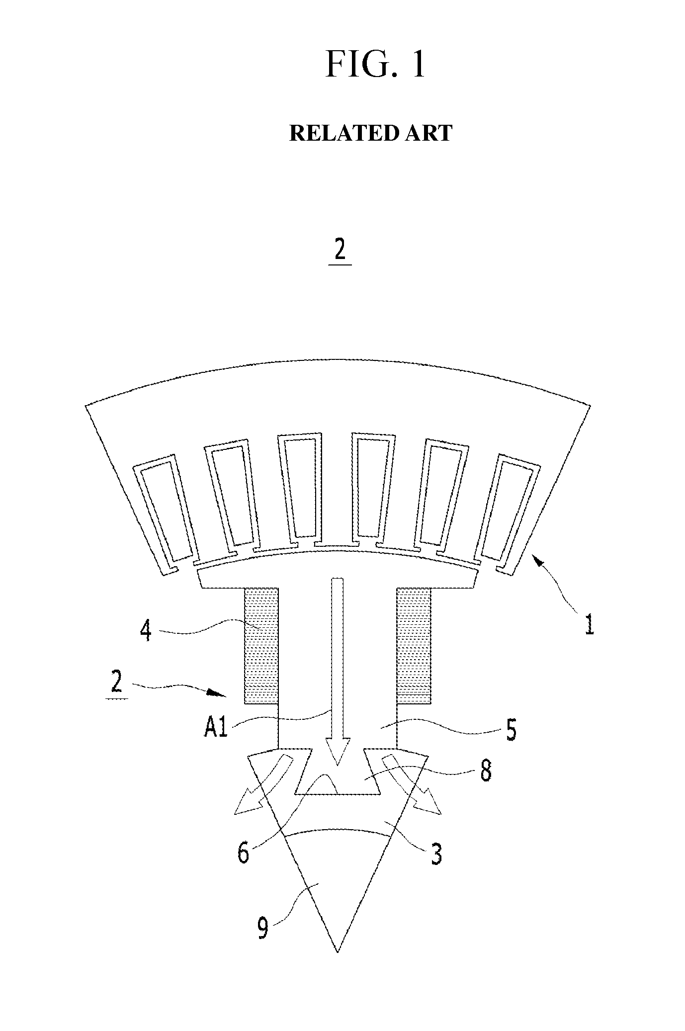 Rotor structure of drive motor