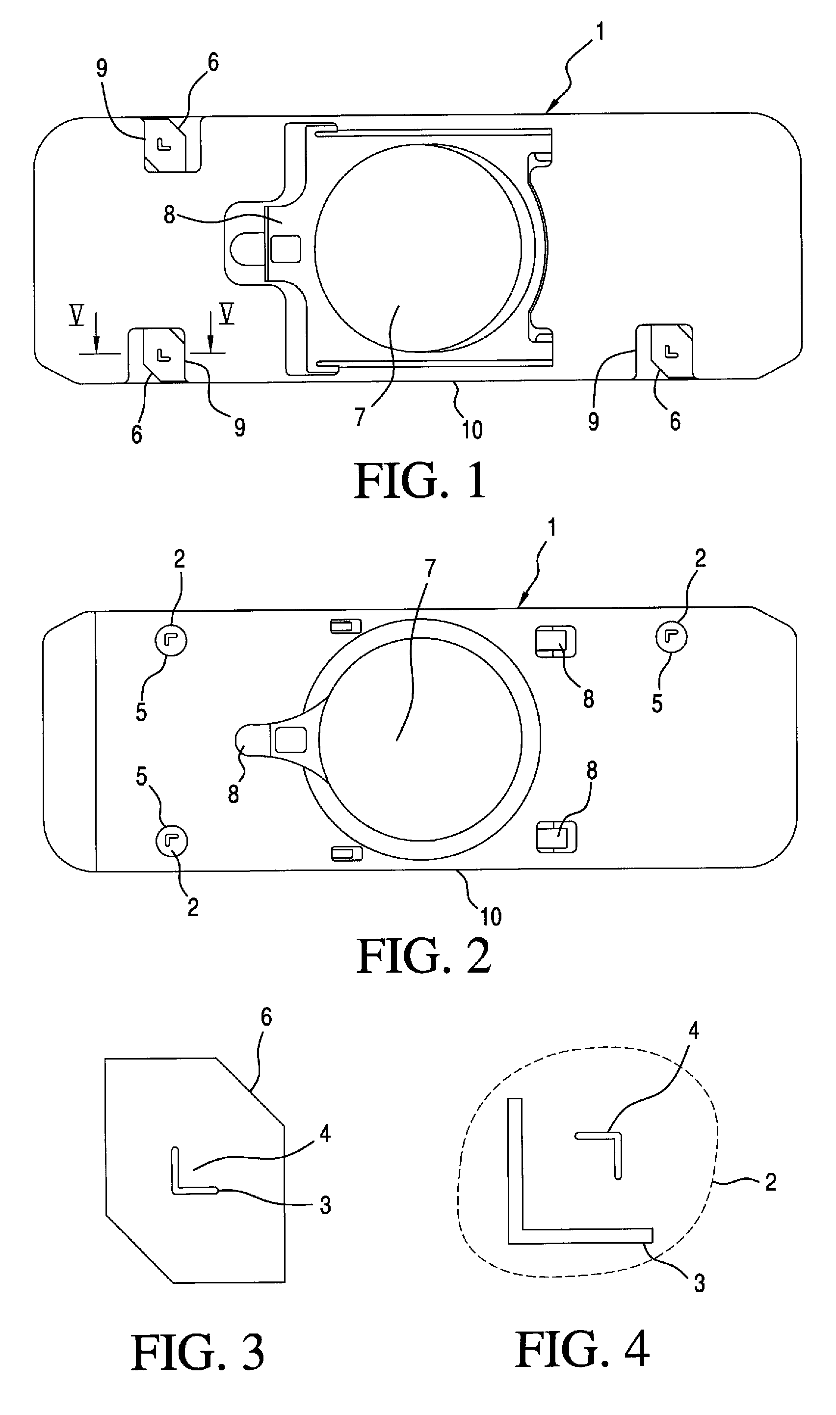 Specimen holder having alignment marks