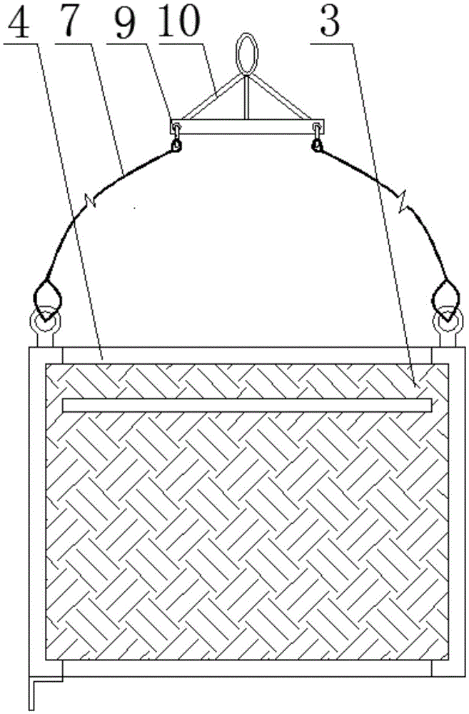 Steel pipe tower maintenance work platform and its use method