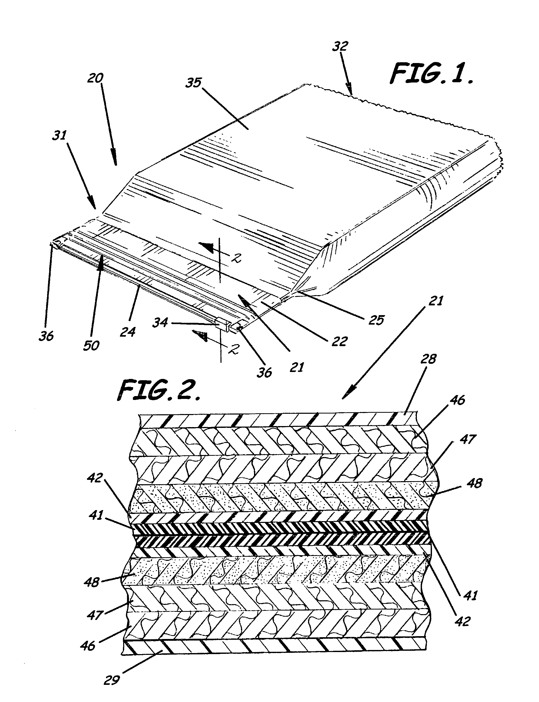 Multiwall bag with zipper and fin