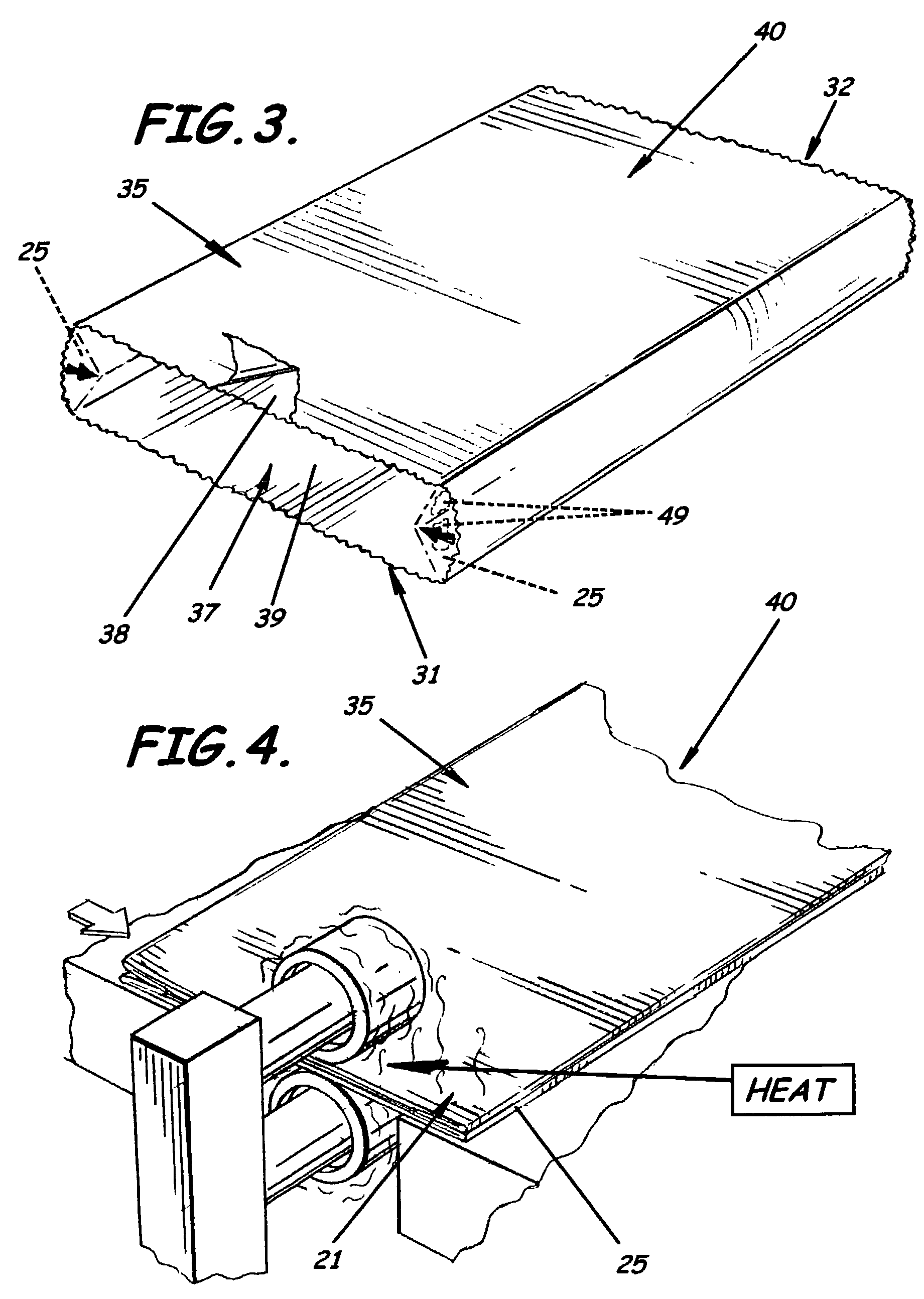 Multiwall bag with zipper and fin