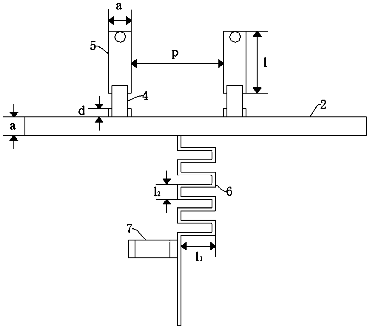 Transmission type miniaturized 90-DEG phase shifter