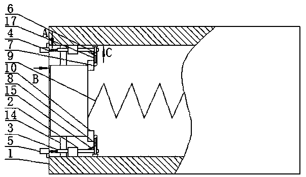 Radar detection device for automobile