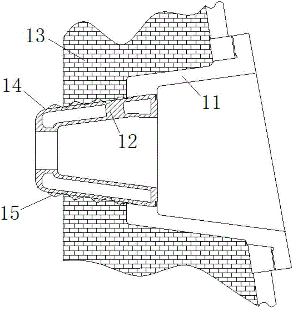 Combined type tool for cutting tuyere second jacket of blast furnace