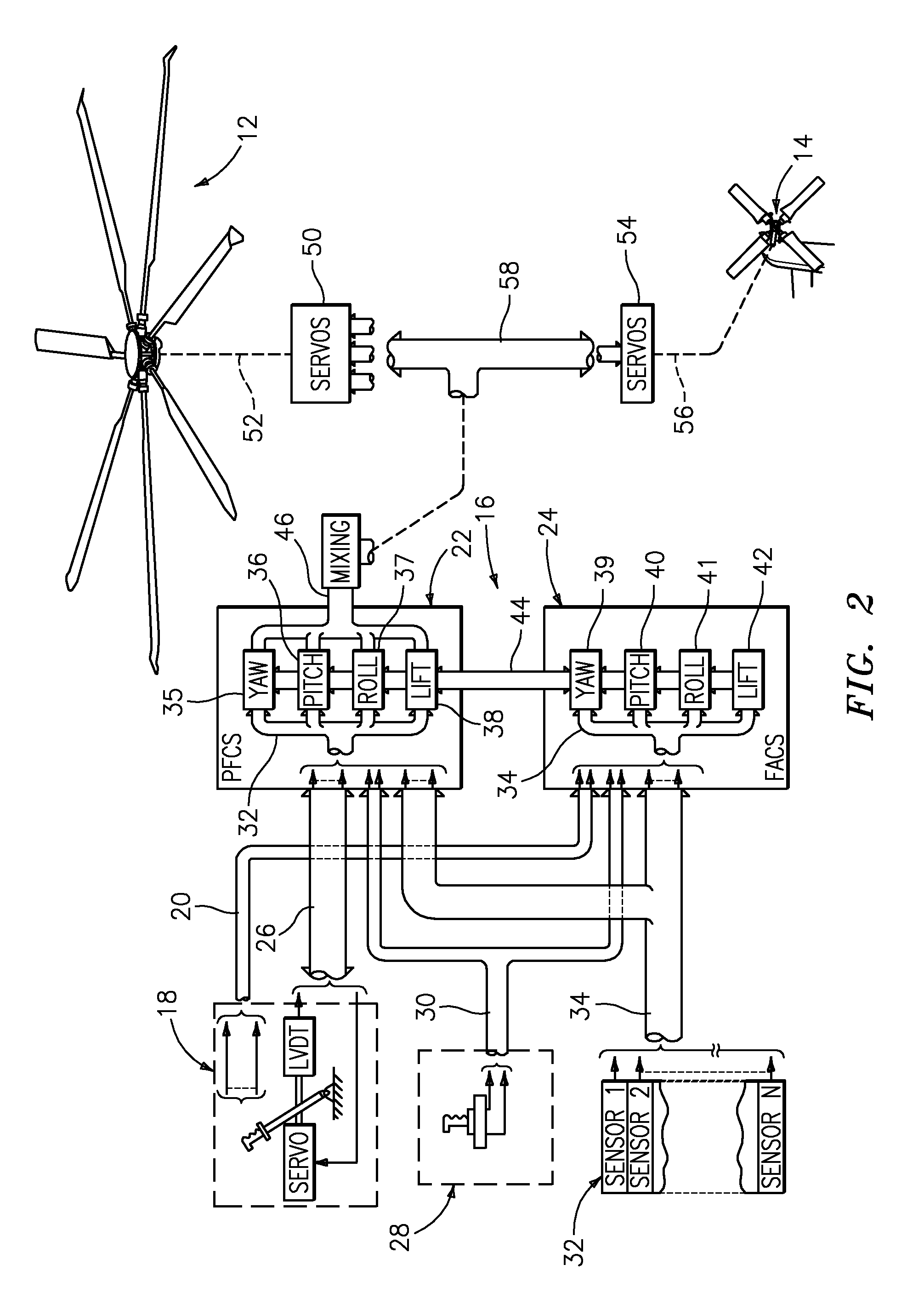 Altitude and acceleration command altitude hold algorithm for rotorcraft with large center of gravity range