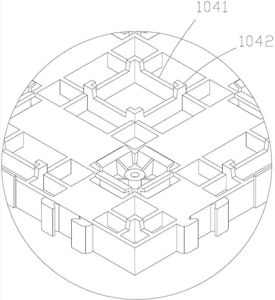 Lower floor board of system without screws