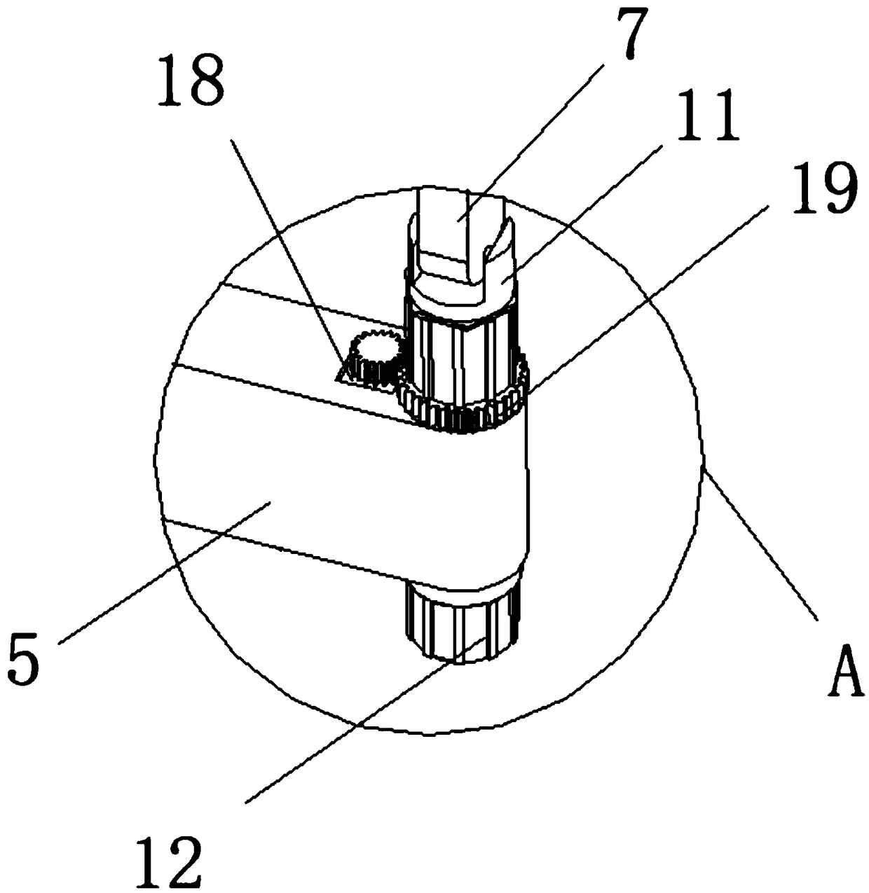 Hammering apparatus used for meat products