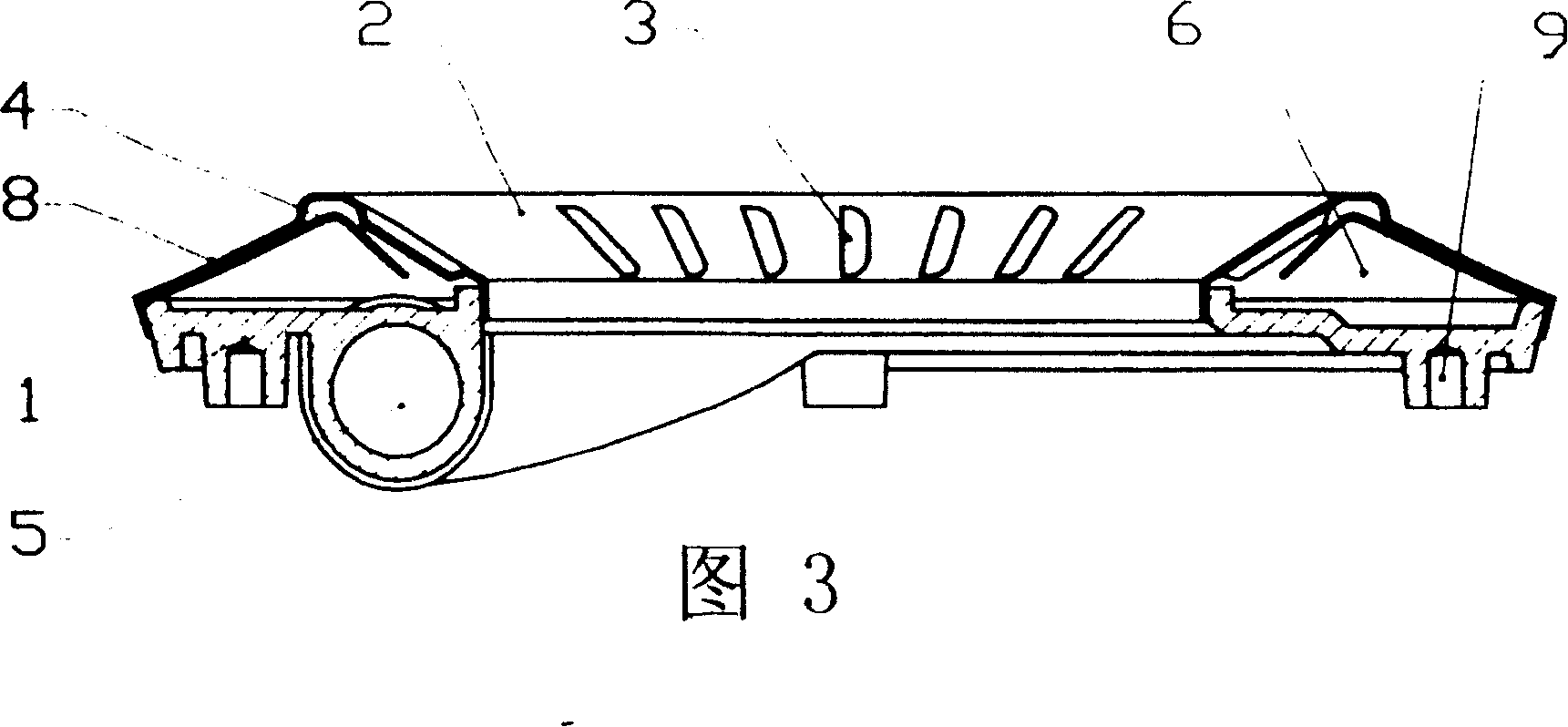 Integrated cleanable burning plate for gas stove