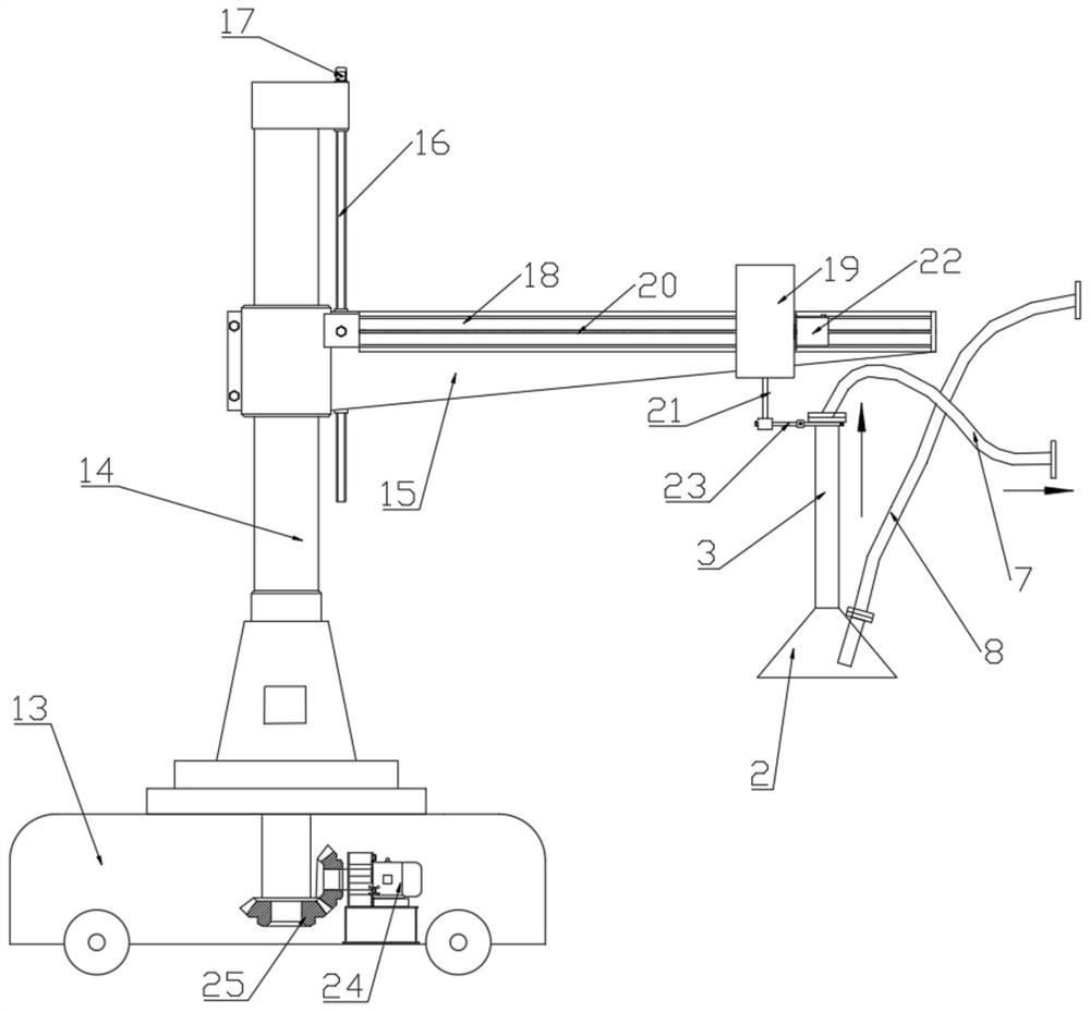 A device for removing low-density scum in metal refining process