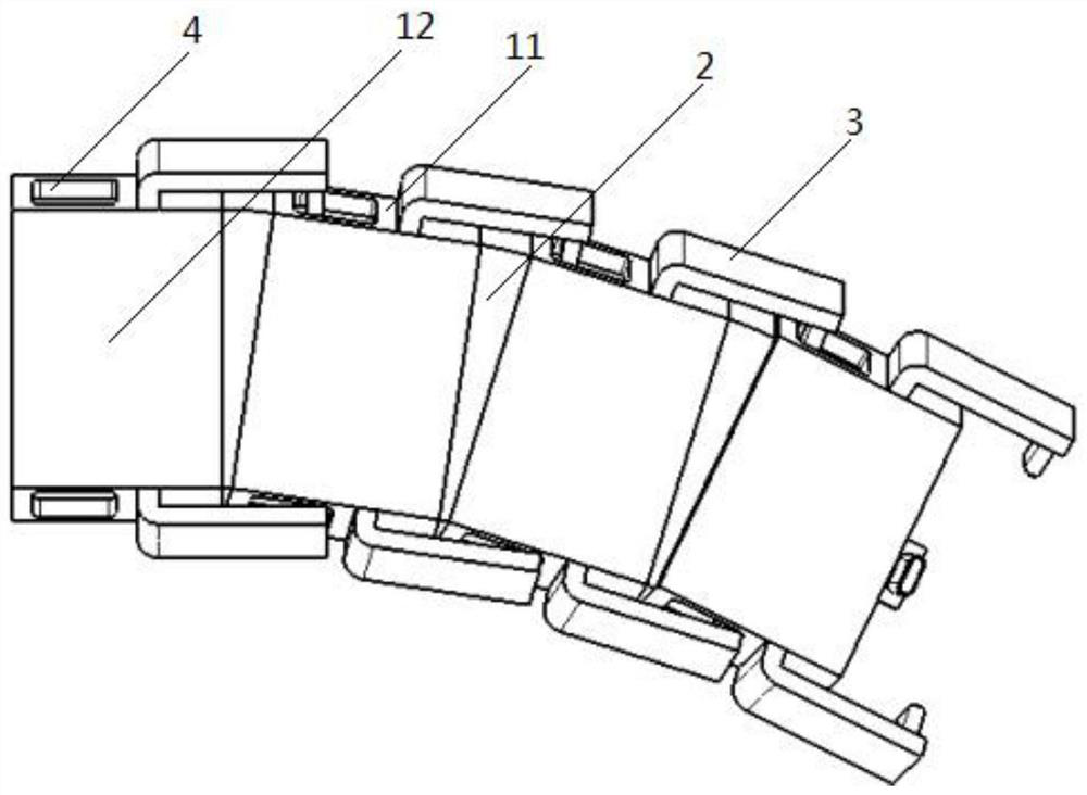 A bionic robot spine mechanism and bionic robot