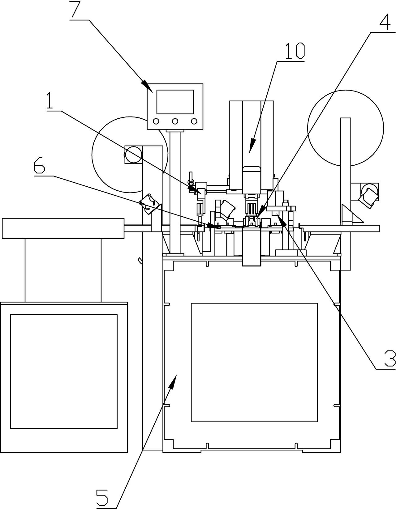 Assembly machine of breathable covers of disposable cell culture flasks