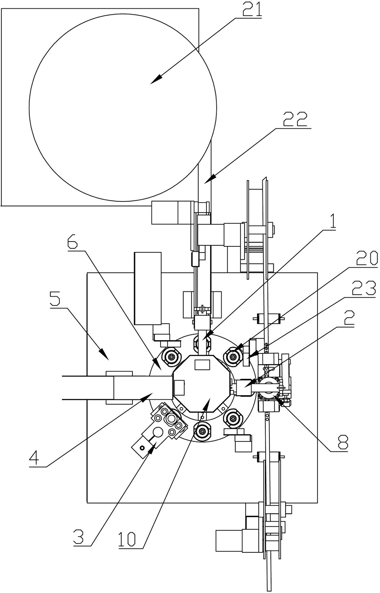 Assembly machine of breathable covers of disposable cell culture flasks