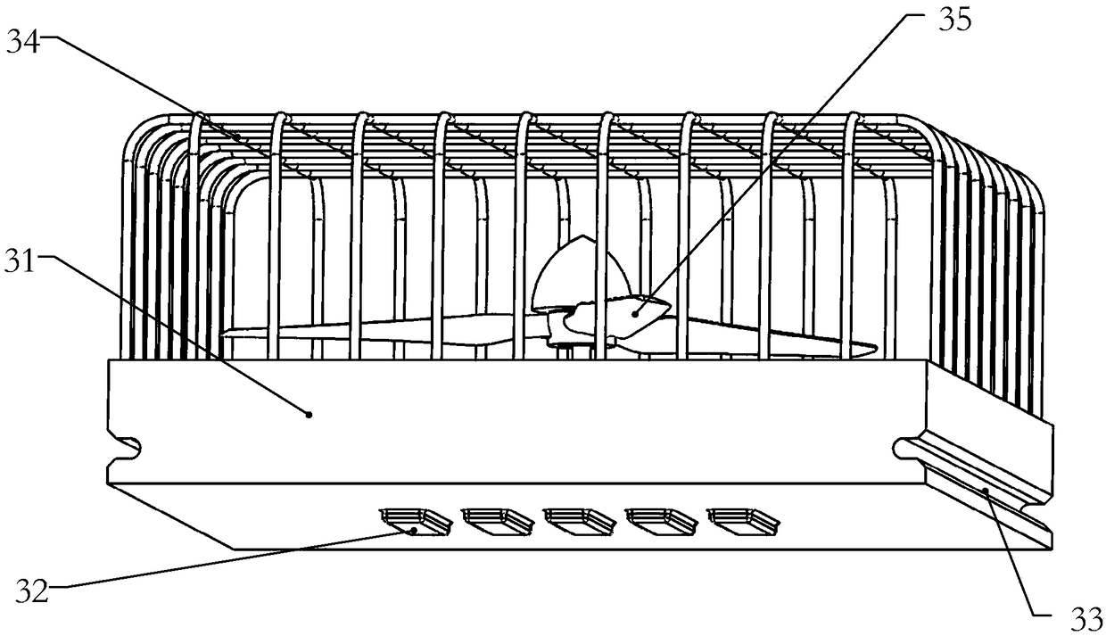 Flexible and wearable force feedback production device and method for independent micro propeller traction