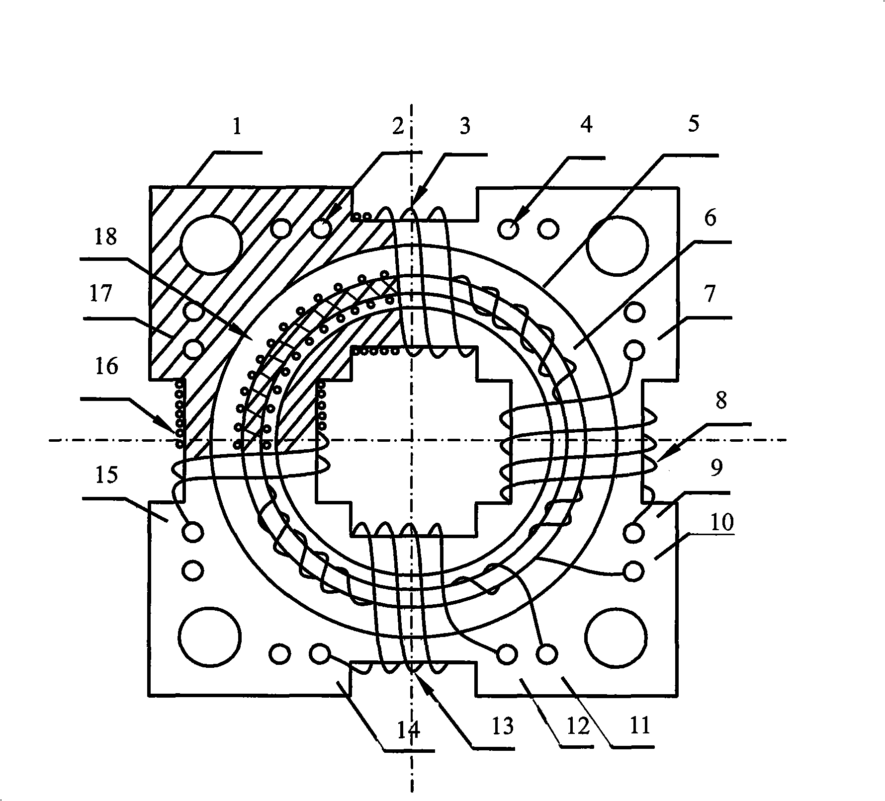 Magnetic flux door sensor probe