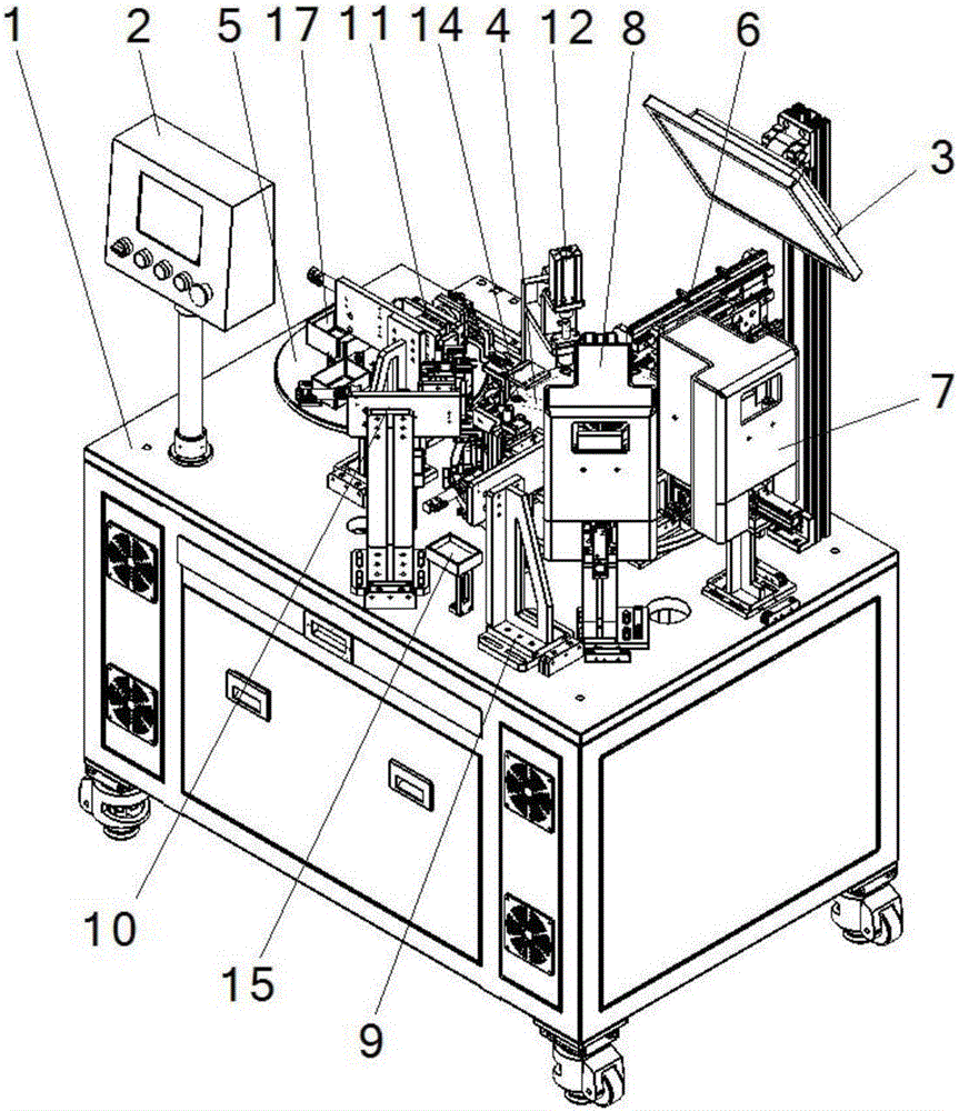 CCD wire rod detection mechanism