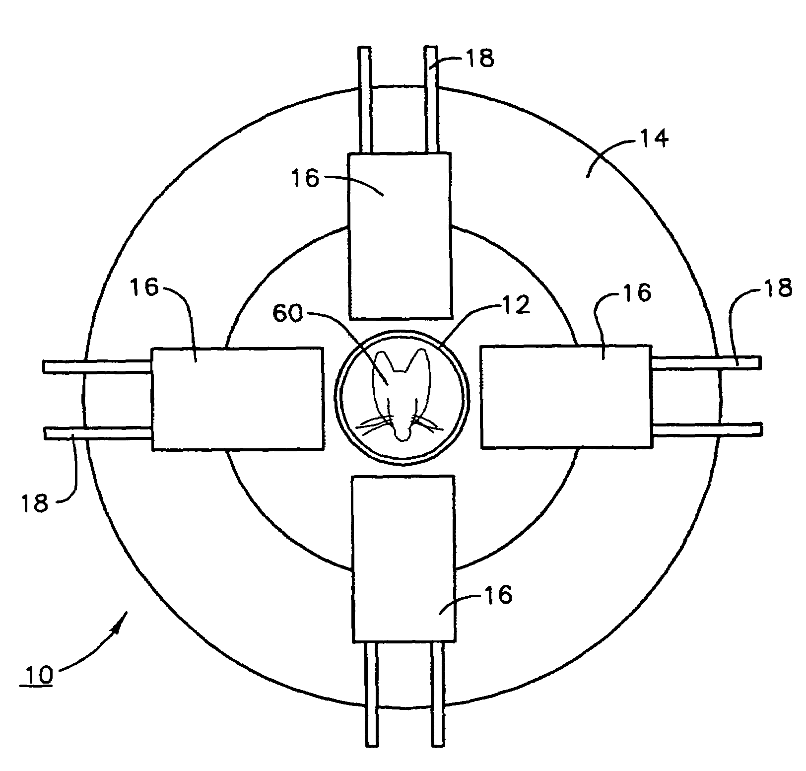 Simultaneous multi-headed imager geometry calibration method