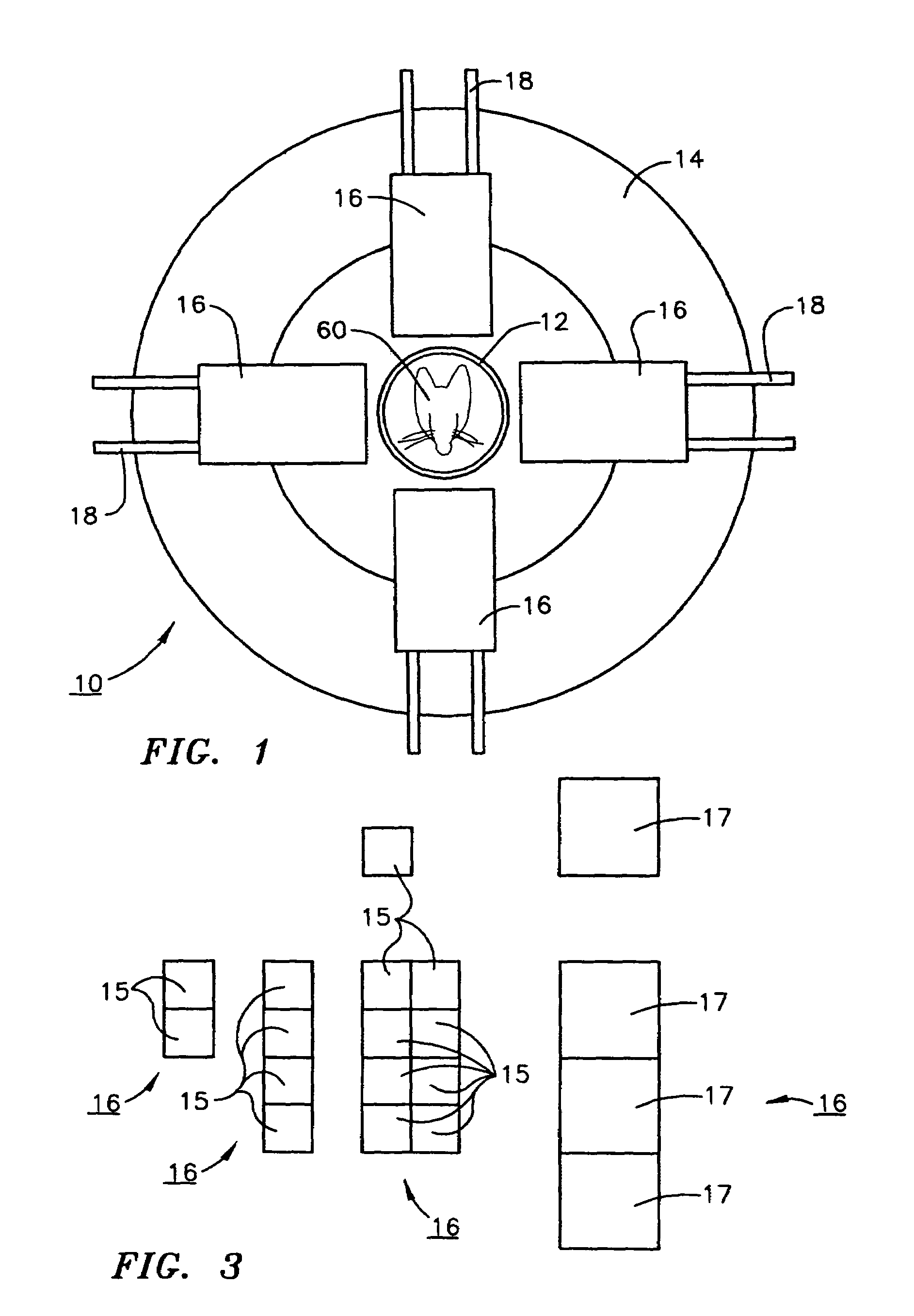 Simultaneous multi-headed imager geometry calibration method