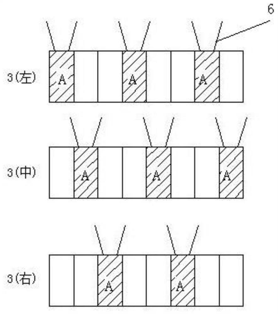 Method for dismantling three-rock-pillar support of huge-span underground cave depot