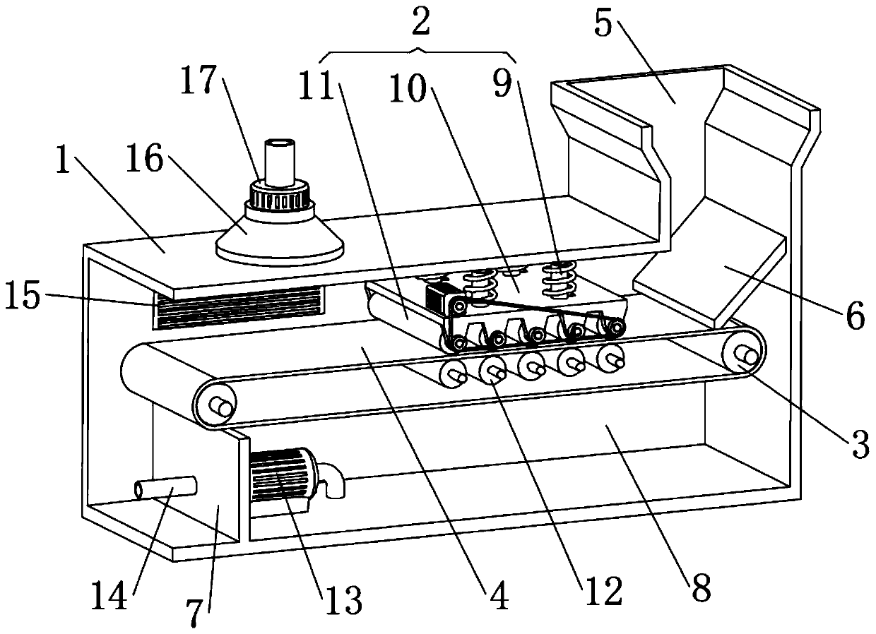 Integrated sludge dewatering device