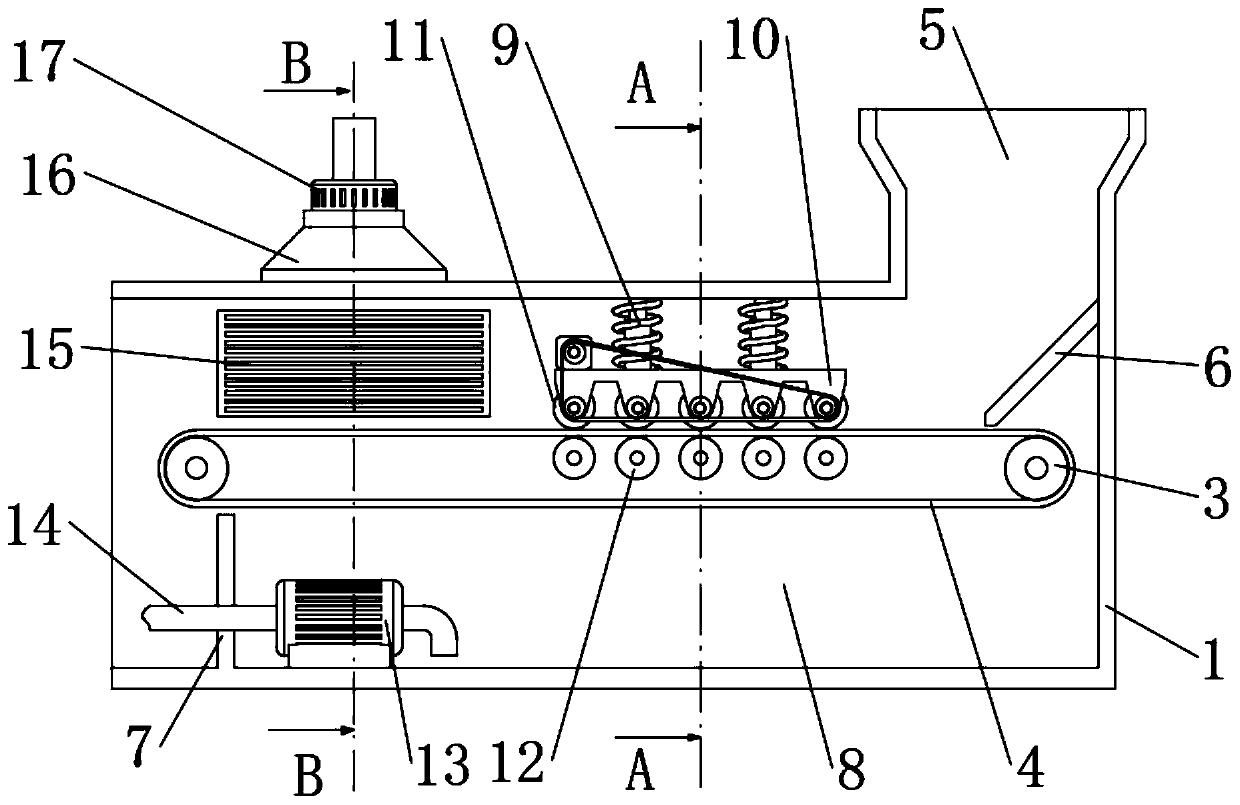 Integrated sludge dewatering device