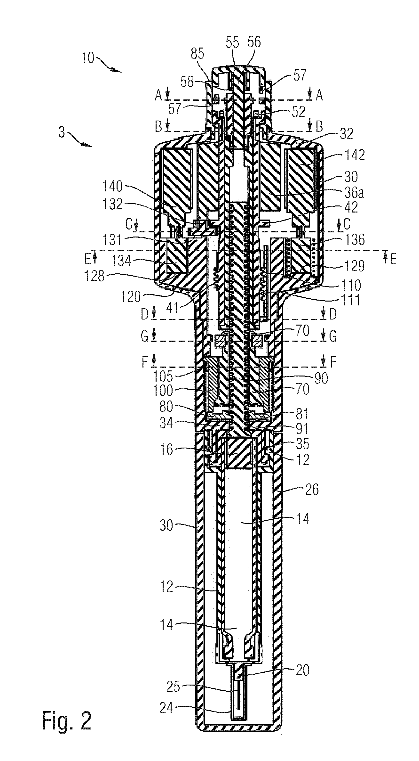 Drive mechanism of a drug delivery device