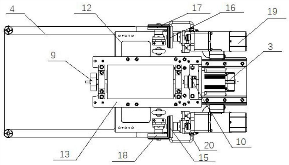 Wire conveying structure for mural masonry stripping equipment