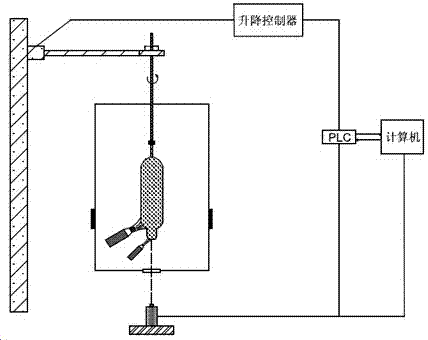 Device and method for preparing optical fiber preform base material by tube outside method