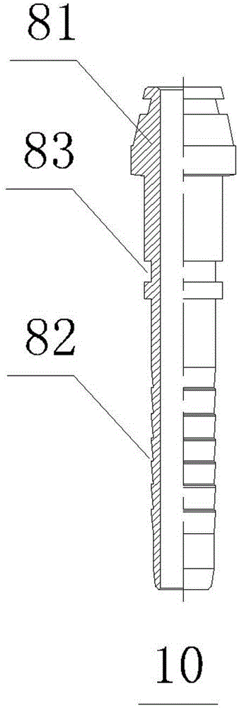 Method for manufacturing hose connector core