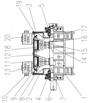 High-power marine permanent magnet propulsion motor with double stators and double rotors