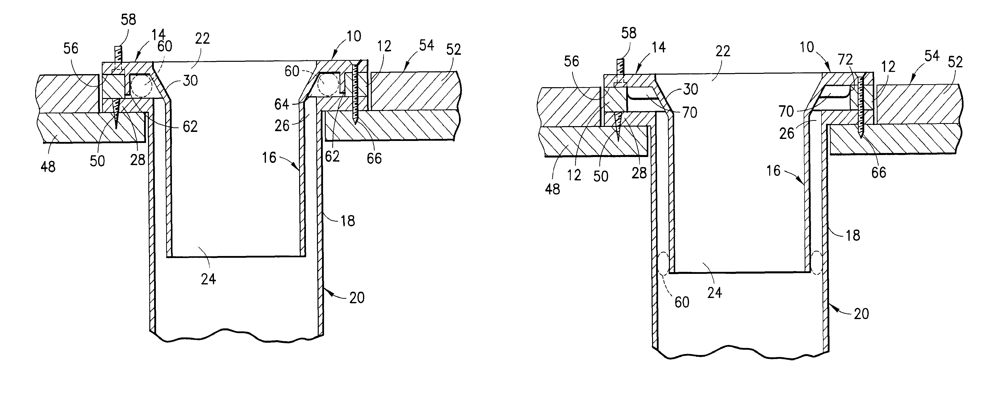 Closet flange system for existing installation