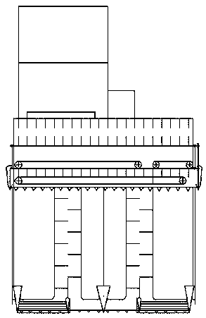 Combined hemp and tip harvesting system