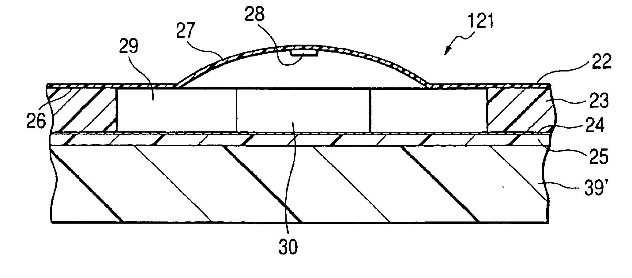 Flexible switch and method for producing the same