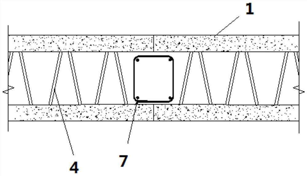 Self-supporting type double-faced laminated shear wall and construction method