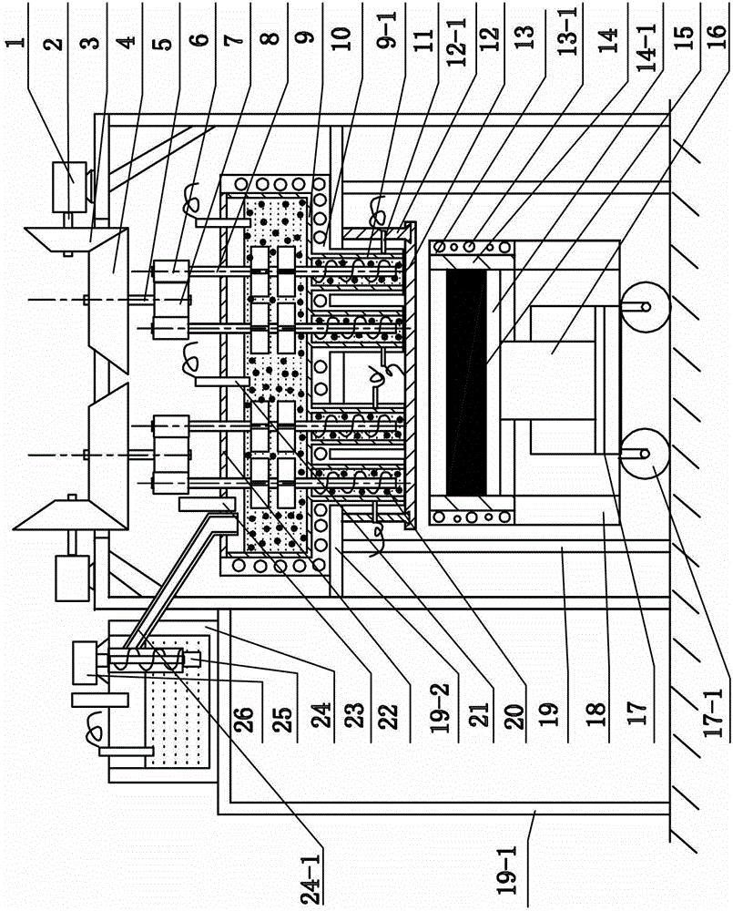 Device and method for preparing large-size light alloy semi-solid billet