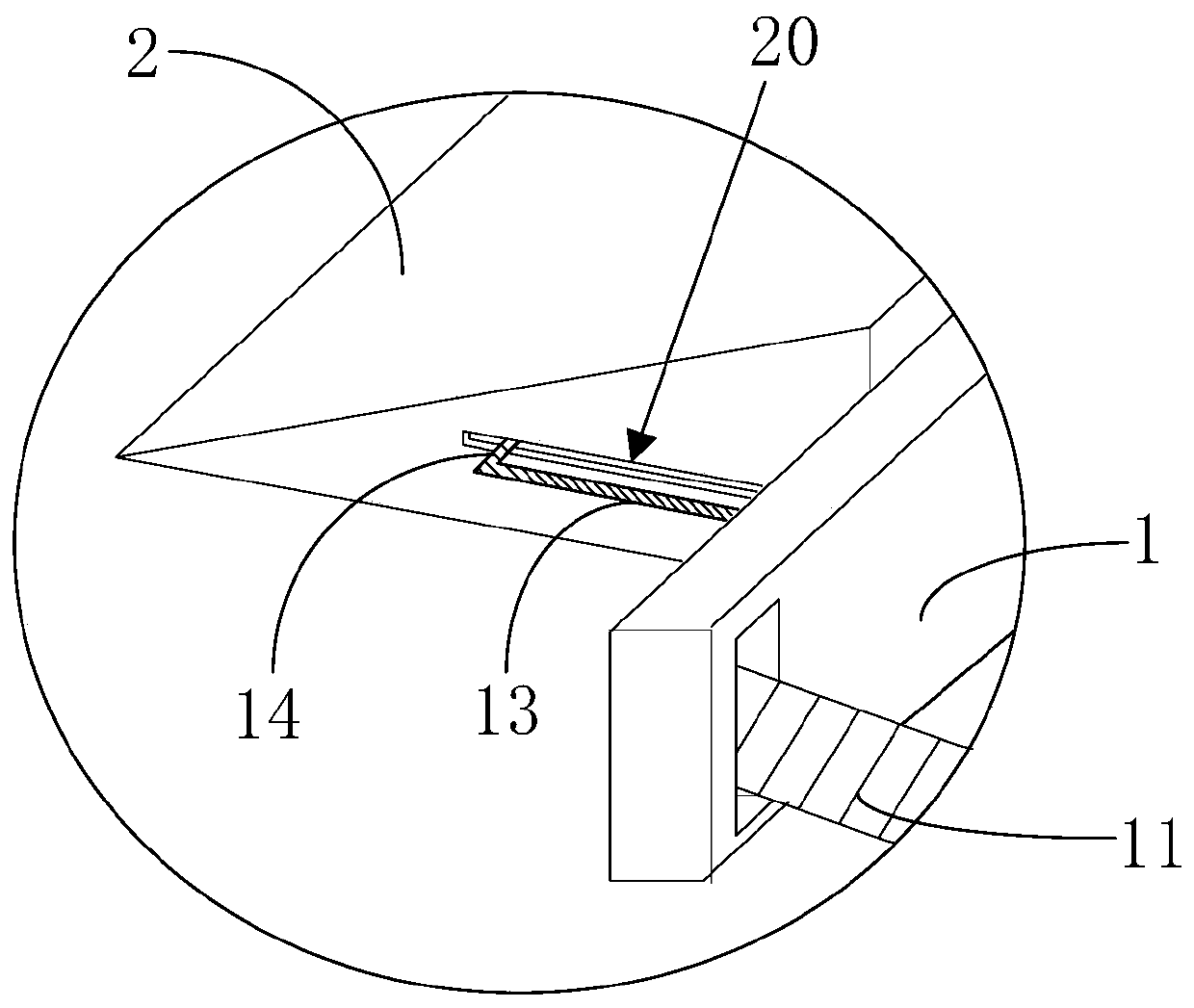 Column leveling device and column leveling method