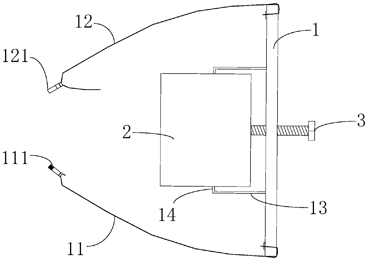 Column leveling device and column leveling method