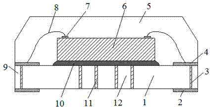 Substrate chip carrier CSP package and production method thereof