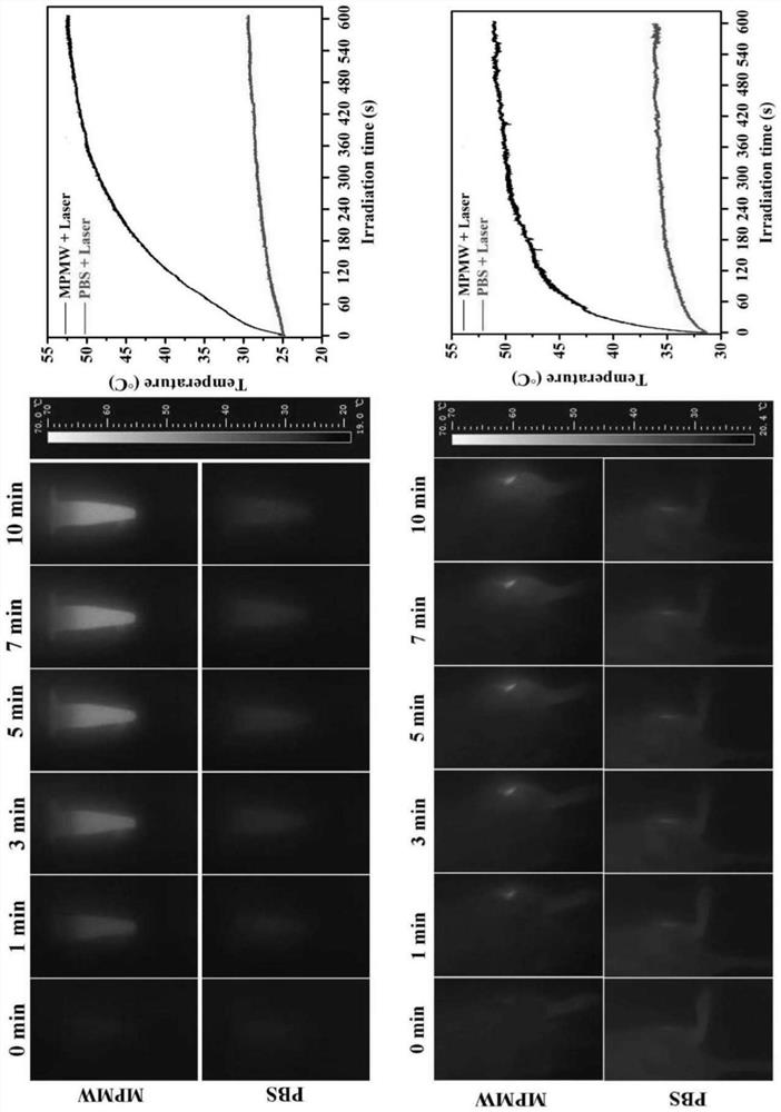 Cartilage targeting double-drug-loaded nano-microspheres with optical thermal response characteristic and preparation method and application thereof