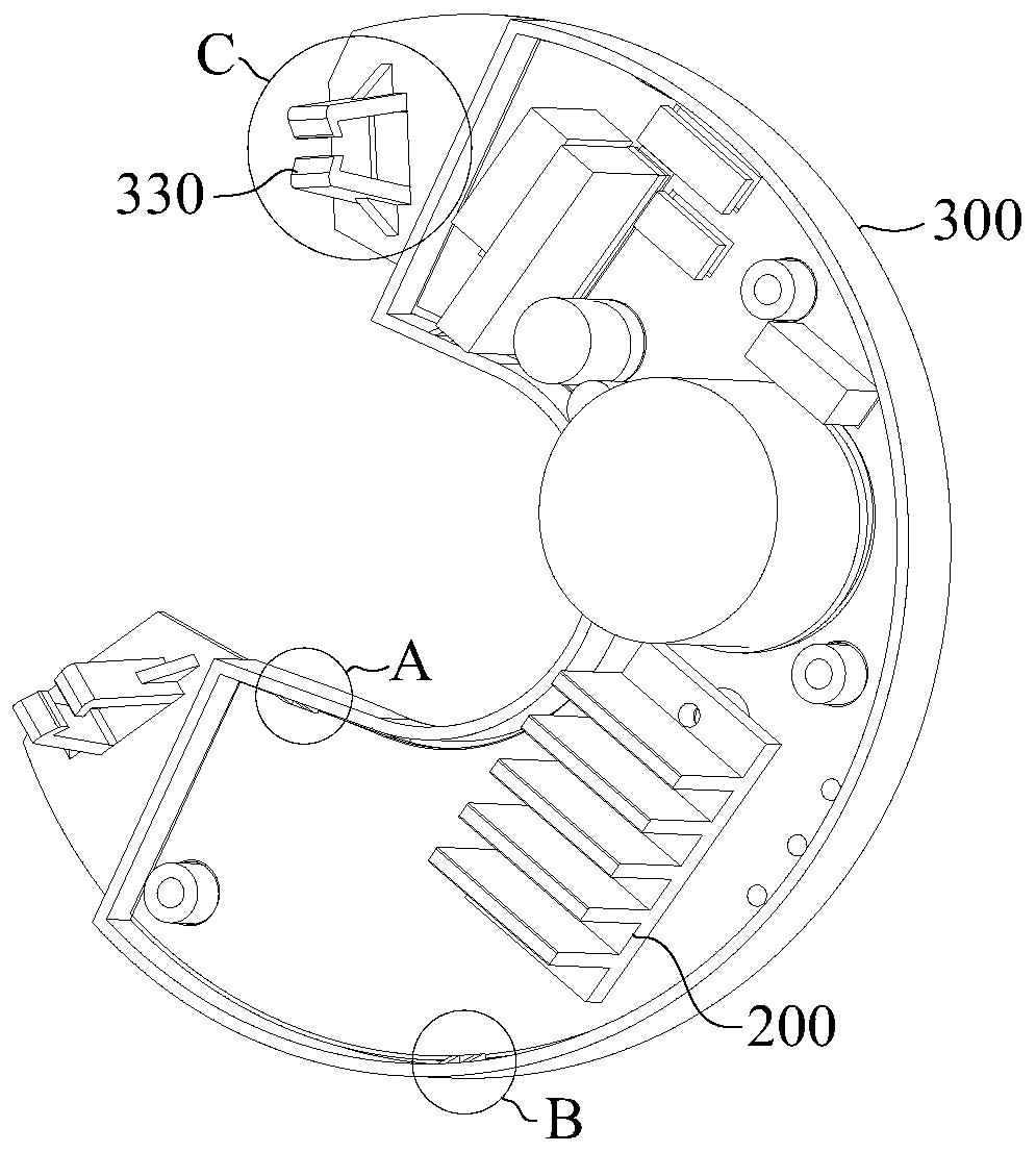 Integrated motor and dryer