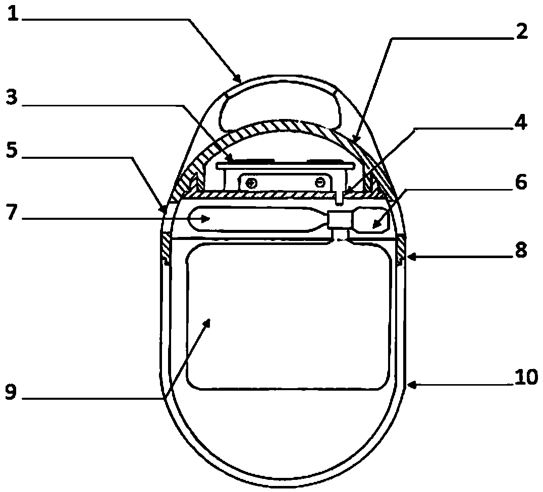 Water lifesaving capsule capable of being catapulted and application