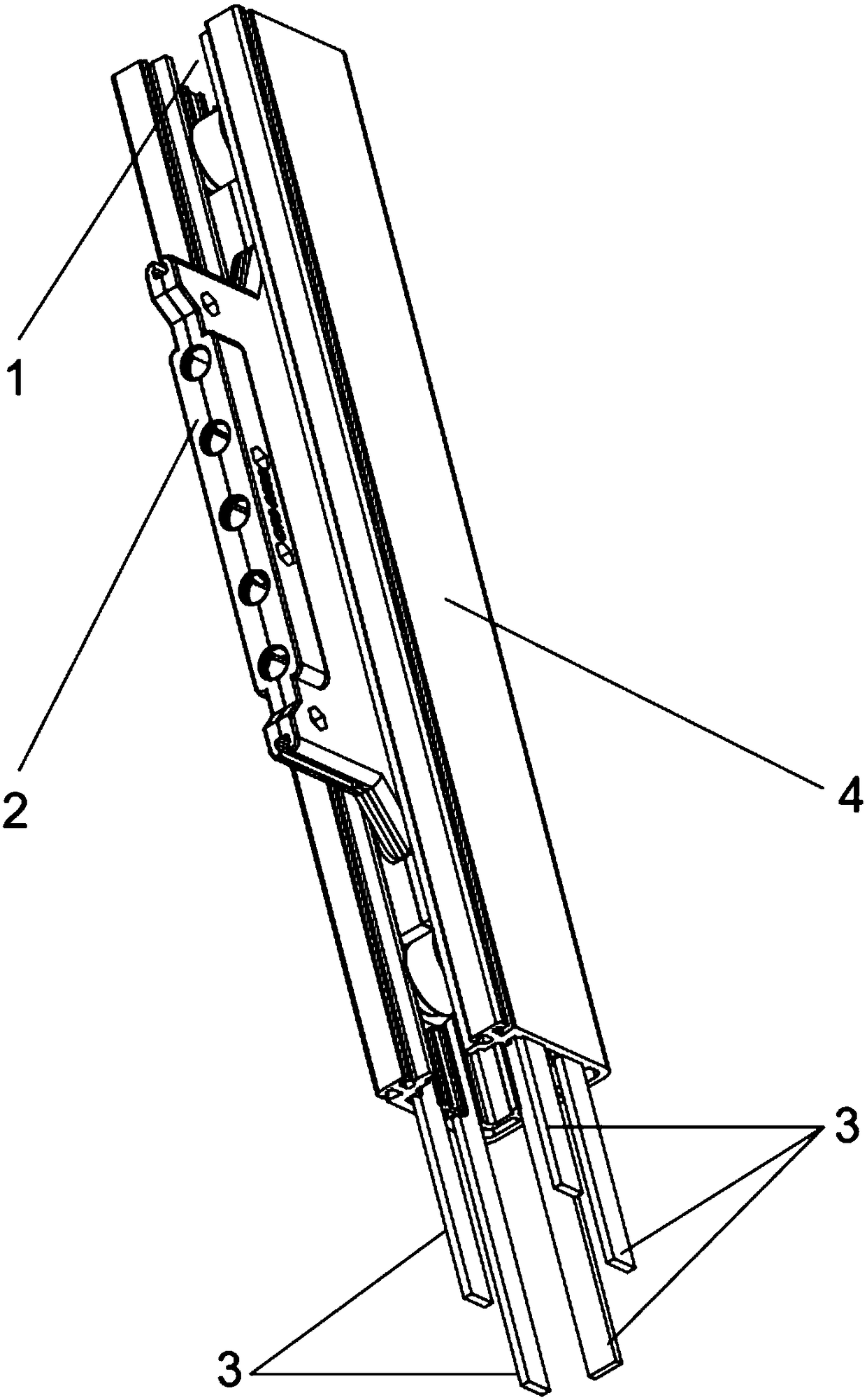 A Sliding Line Structure with Improved IP Protection Level