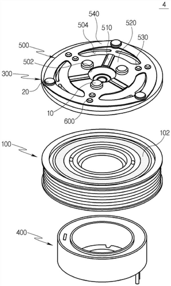 Clutch and compressor comprising same